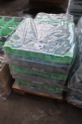 Lot 348 - Three stacking trays containing 5.5oz...