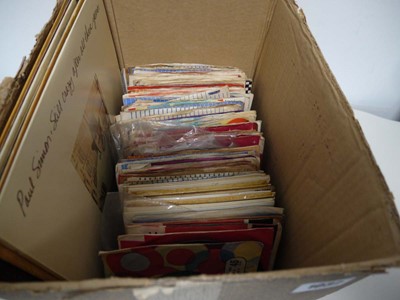 Lot 1032 - Box containing mainly 7" singles and some...