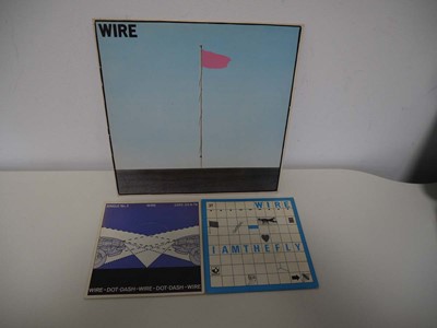 Lot 1042 - Wire album and 2 Wire 7" singles