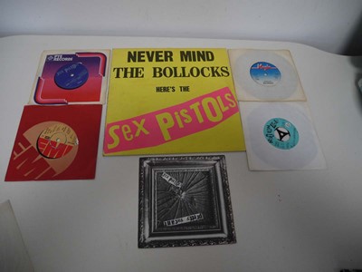 Lot 1043 - 5 Sex Pistols 7" singles and Sex Pistols album...