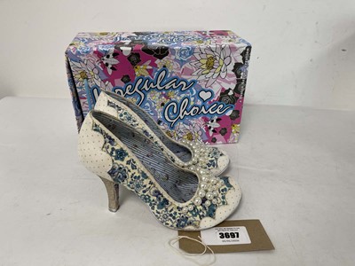 Lot Irregular Choice pearly girly high heels in...