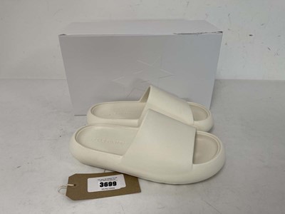 Lot Cole Buxton pool slides in white size UK8 - boxed