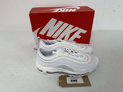 Lot Nike air max 97 trainers in white size UK6 -...