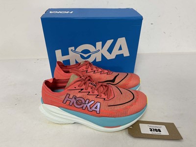 Lot Hoka ,ach x2 trainers in coral size UK7.5 - boxed