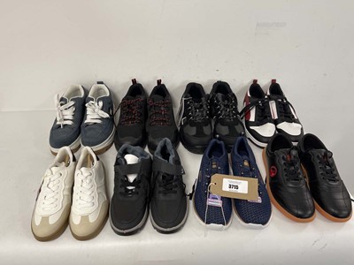 Lot 8x Pairs of trainers in various styles to...