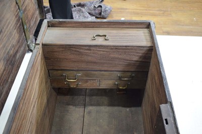 Lot 17 - A 'Zanzibar' chest with brass studs and...