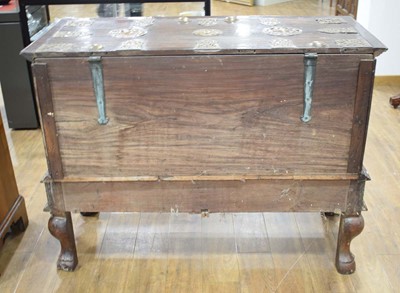 Lot 17 - A 'Zanzibar' chest with brass studs and...