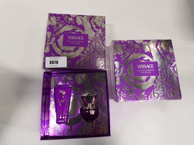 Lot Versace Dylan Purple Pur Femme set