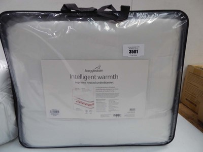 Lot 3501 - Snuggledown Super King heated underblanket