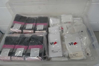 Lot A clear box containing approx. 150 pairs of VR...