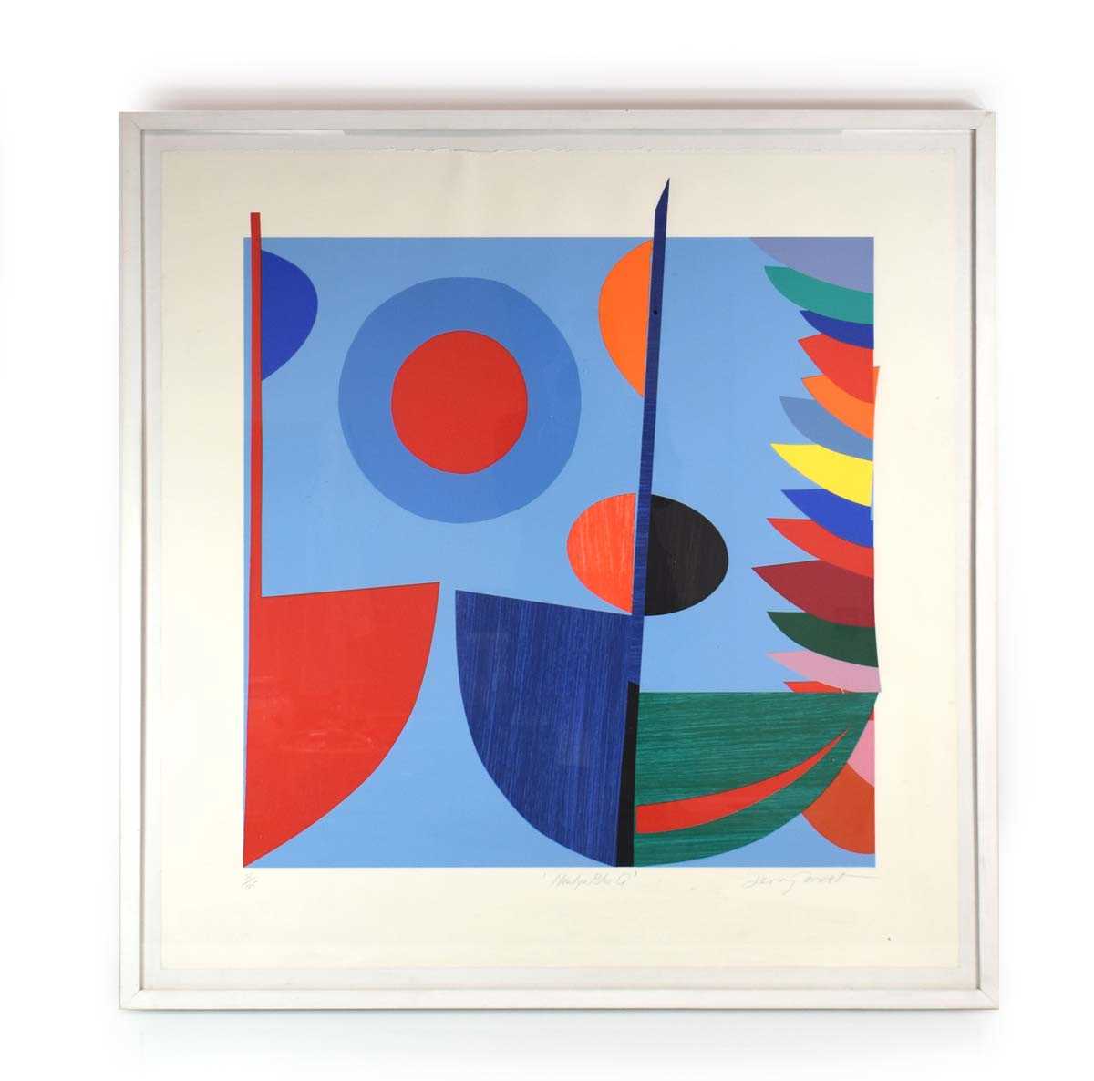 Lot 101 - Sir Terry Frost RA (b. 1915), 'Newlyn Blue Q',...