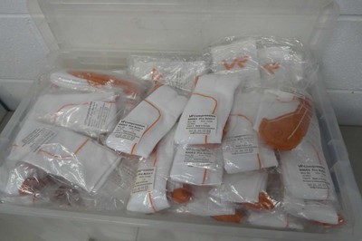 Lot A clear box containing approx. 130 pairs of VR...