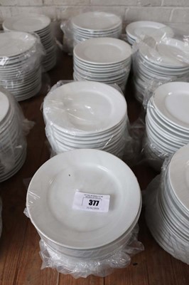 Lot 377 - Approx 40 20cm Olympia white side plates