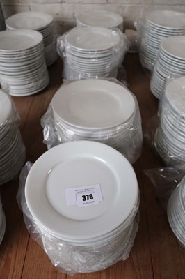 Lot 378 - Approx 40 20cm Olympia white side plates