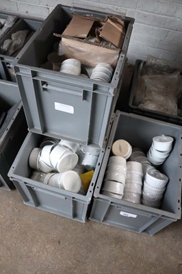 Lot 382 - 4 boxes of assorted Rayware and other white...