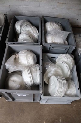 Lot 386 - 4 stacking crates containing 16cm Churchill...