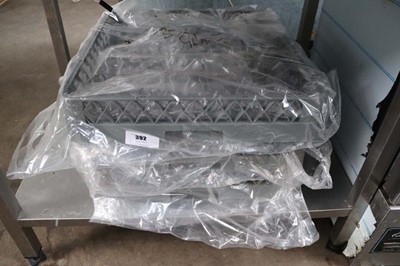 Lot 392 - 3 stacking crates containing shot glasses and...