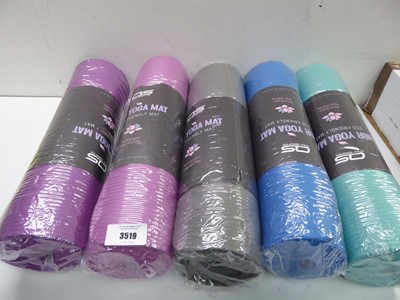 Lot 3519 - 5 yoga mats
