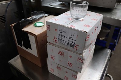 Lot 396 - 3 boxes of La Rochere drinking glasses and a...