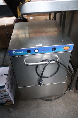 Lot 437 - 43cm Euro Eurowash benchtop washer