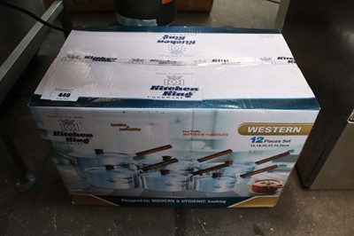 Lot 440 - Kitchen King 12pce pan set