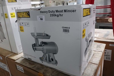 Lot 454 - Buffalo heavy duty meat mincer 250kg per hour,...