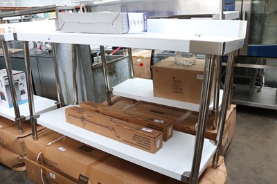 Lot 468 - 150cm stainless steel preparation table with a...