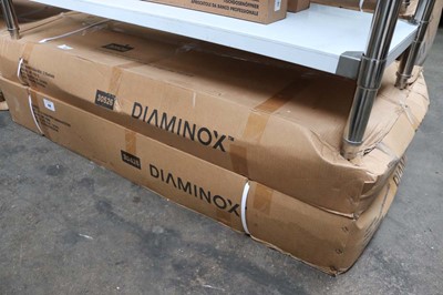 Lot 469 - 150cm stainless steel preparation table with a...