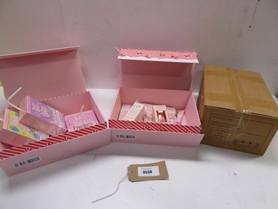 Lot 3530 - 2 P. Louise Bow Gift boxes with toiletry...