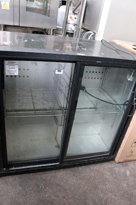 Lot 485 - 90cm Frigoglass under counter 2 door display...