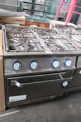 Lot 490 - 80cm gas Gico 4 burner cooker with large oven...