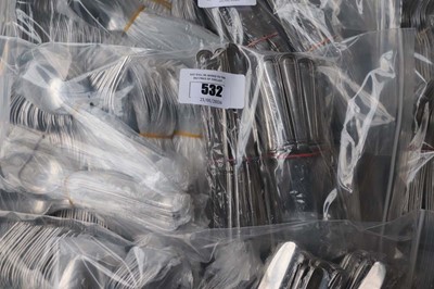 Lot 532 - Approx 40 head place setting of beaded...