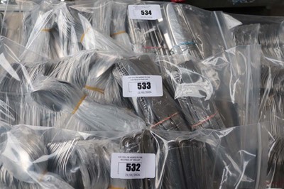 Lot 533 - Approx 40 head place setting of beaded...