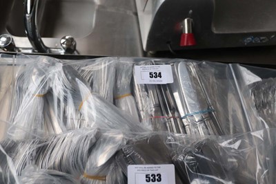 Lot 534 - Approx 40 head place setting of beaded...