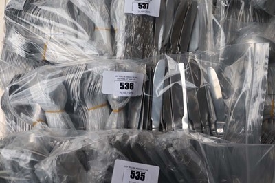 Lot 536 - Approx 40 head place setting of beaded...