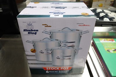 Lot 549 - Kitchen stock pot set