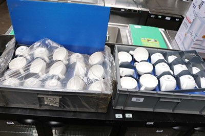 Lot 552 - 2 stacking crates containing Alchemy coffee cups