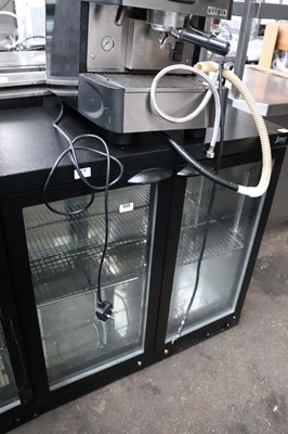 Lot 555 - 90cm IMC under counter 2 door display fridge