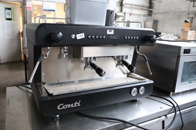 Lot 561 - 70cm Conti CC202D automatic 2 group barista...