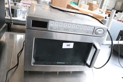 Lot 563 - 46cm Samsung microwave oven