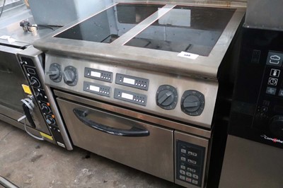 Lot 566 - 80cm electric ceramic top cooker with 4 zones...