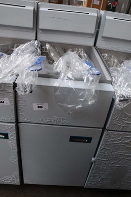 Lot 585 - 40cm gas single tank fryer with 2 baskets