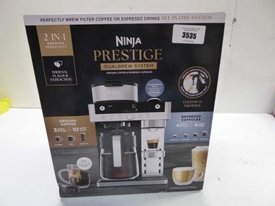 Lot 3535 - Ninja Prestige dual brew coffee maker