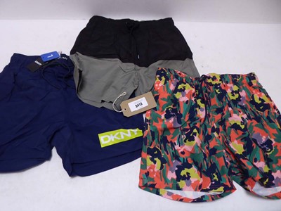 Lot 3413 - x18 DKNY swim shorts in various colours and sizes