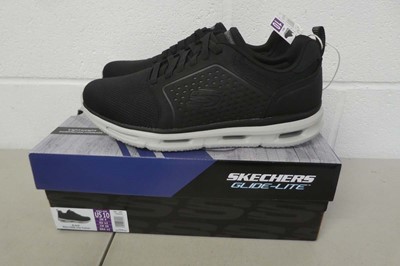 Lot A boxed pair of men's Skechers glide lite...