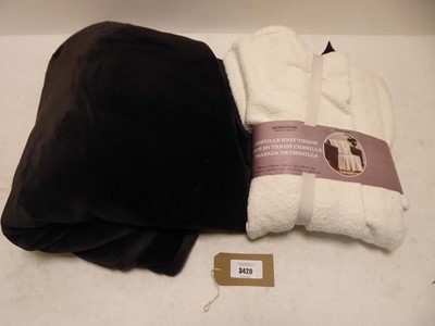 Lot 3420 - x2 mixed throws