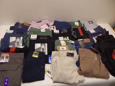 Lot 3433 - x20 mixed clothing items to include English...