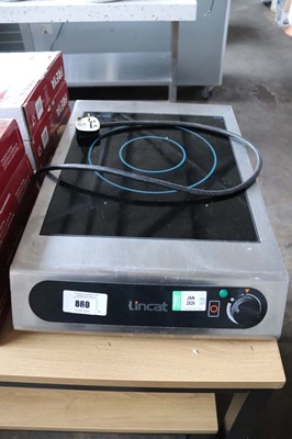 Lot 860 - 40cm Lincat single-zone induction hob