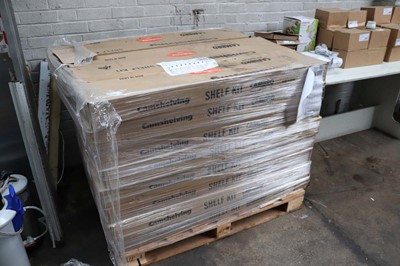 Lot 816 - Pallet of Cambro shelf kit parts