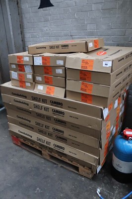 Lot 818 - Pallet of Cambro shelf kit parts